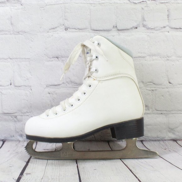 Soft Skate By Jackson Shoes - Soft Skate By Jackson White Leather Figure Skates Size 3